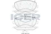 Front - Brake Pad - Icer Mercedes-Benz G