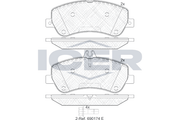 Front - Brake Pad - Icer Mercedes-Benz G