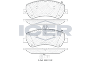 Front - Brake Pad - Icer Mercedes-Benz G