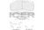 Rear - Brake Pad - Icer Iveco