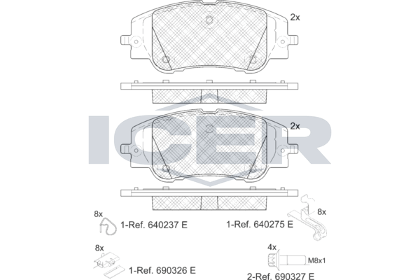 Brake pad, origin Spain