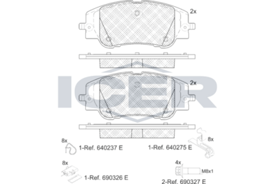 Brake pad, origin Spain