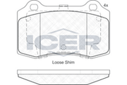 Front - Brake Pad - Icer Ford Focus