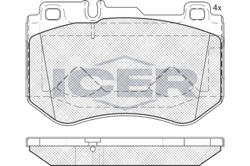 Brake pad, origin Spain