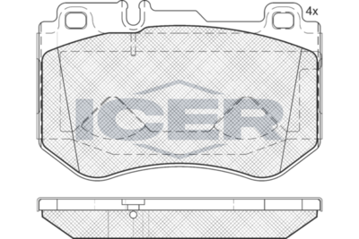 Brake pad, origin Spain