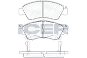Brake Pad Set Front Icer Honda Civic