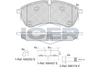 Brake Pad Set Rear Icer Vw Crafter