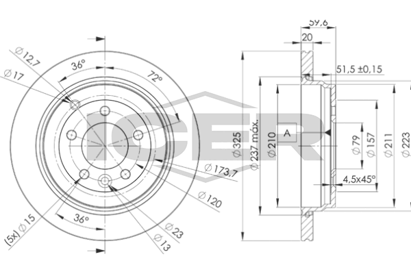 Brake Discs, origin China