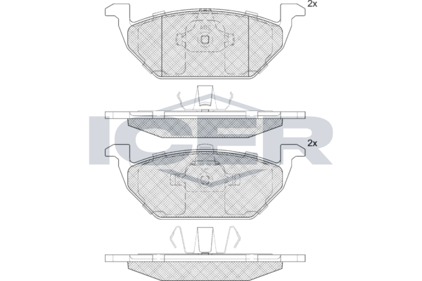Brake Pad Set SKODA