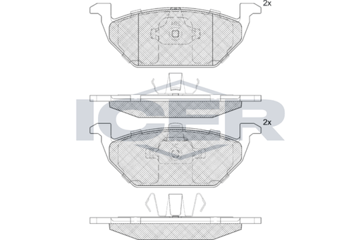Brake Pad Set SKODA