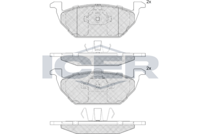 Brake Pad Set SKODA
