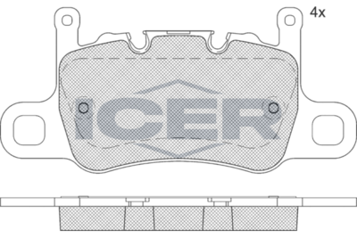 Brake Pad Set PORSCHE
