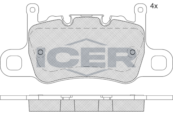 Brake Pad Set PORSCHE