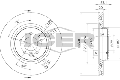 Brake Discs, origin China