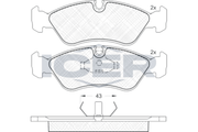Front - Brake Pad - Icer - Opel Vectra B
