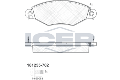 Brake pad, origin Spain
