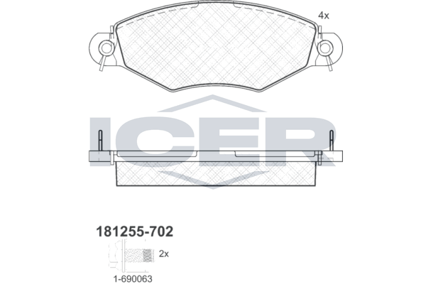 Brake pad, origin Spain