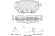 Brake Pad Set ICER