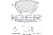 Brake Pad Set, disc brake (Braking System)