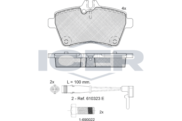 Front Brake Pad Set