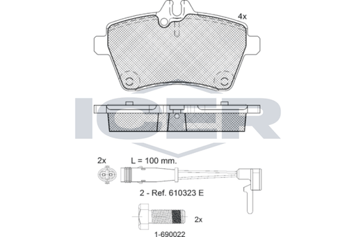 Front Brake Pad Set