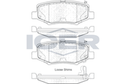 Rear - Brake Pad - Icer Jeep Cherokee (K