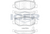 Rear - Brake Pad - Icer Jeep Cherokee (K