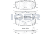 Rear - Brake Pad - Icer Jeep Cherokee (K