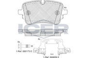 Brake Pad Set ICER