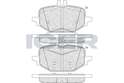Brake Pad Set ICER