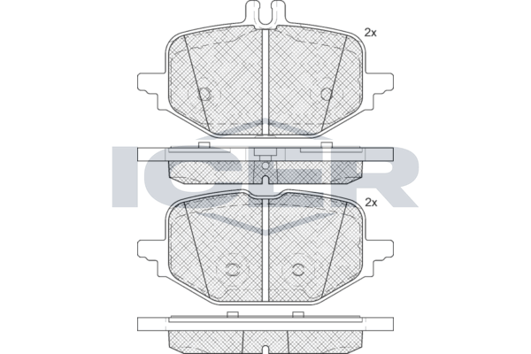 Brake Pad Set ICER