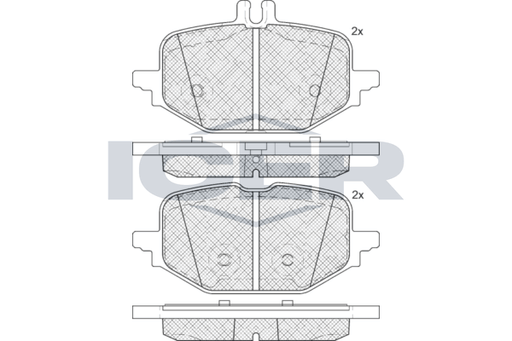 Brake Pad Set ICER