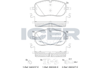 Brake Pad Set ICER