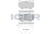 Brake Pad Front Axle Audi Icer