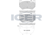 Brake Pad Front Axle Audi Icer