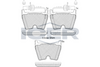 Brake Pad Front Axle Audi Icer