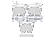 Brake Pad Front Axle Audi Icer