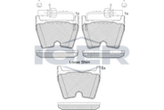 Brake Pad Front Axle Audi Icer