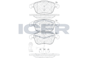 Brake Pad Front Axle Vw Icer