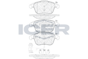 Brake Pad Front Axle Vw Icer