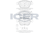 Brake Pad Front Axle Vw Icer