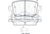 Brake Pad Set Rear Icer Audi A1