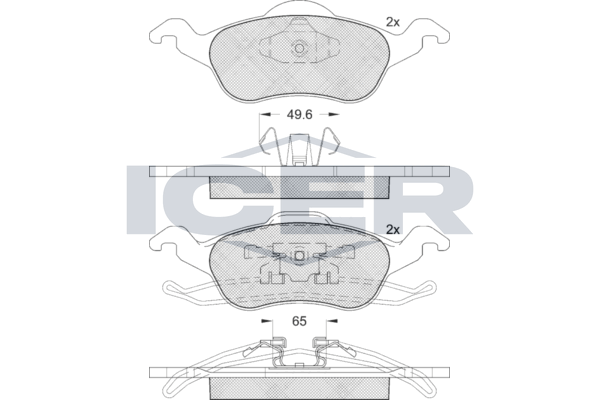 Brake pads FORD