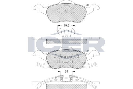 Brake pads FORD