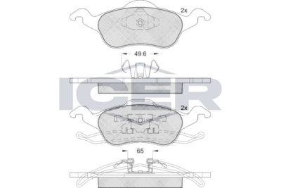 Brake pads FORD