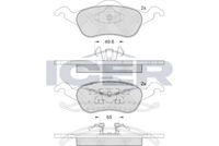 Brake pads FORD