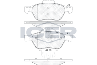 Brakepad,RENAULT CLIO