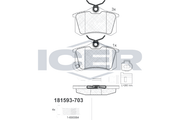 Brake Pad Rear Axle Vw Icer