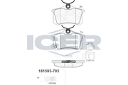 Brake Pad Rear Axle Vw Icer