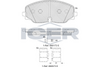 Brake Pad Front Axle Vw Icer
